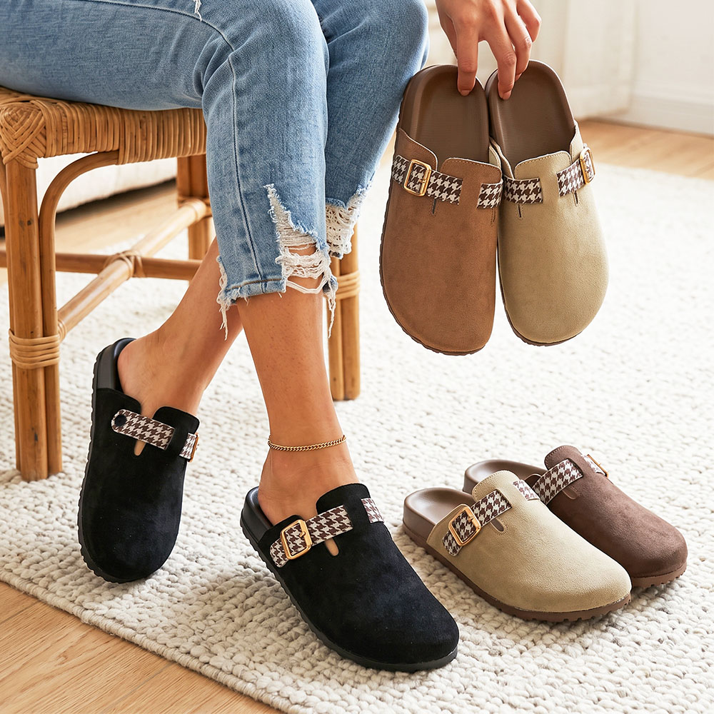 Espadrille Slip On - Women's Closed‑Toe Mules Slippers Large Size