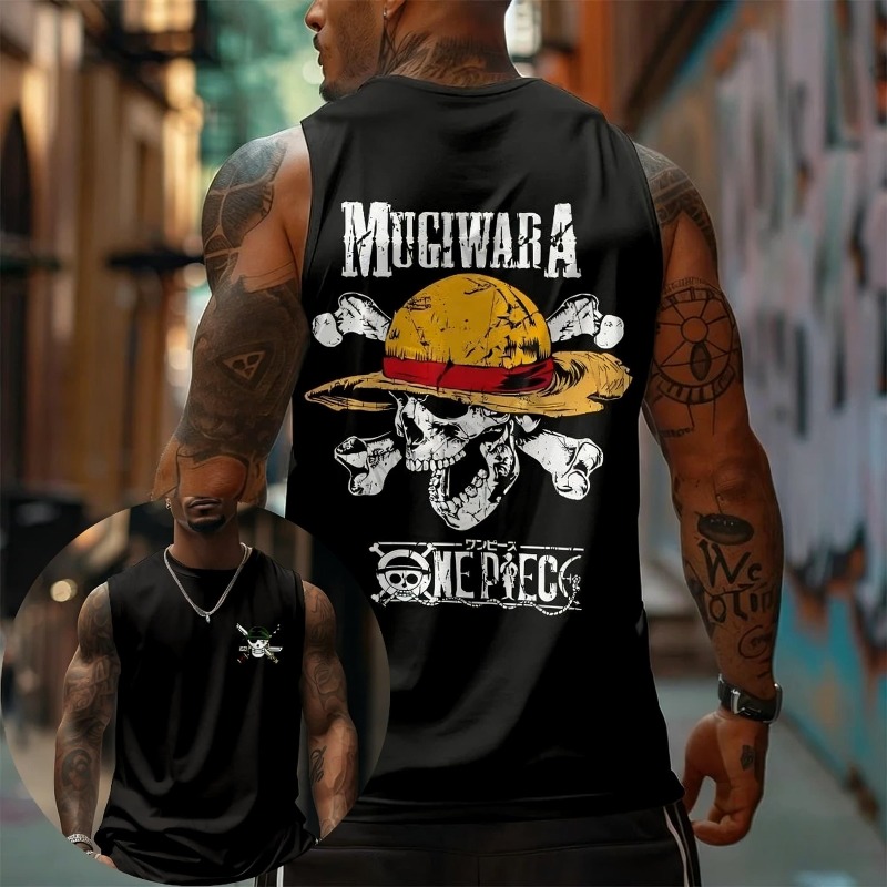 One Piece Mugiwara Straw Hat S - Tank Top Muscle recension och pris