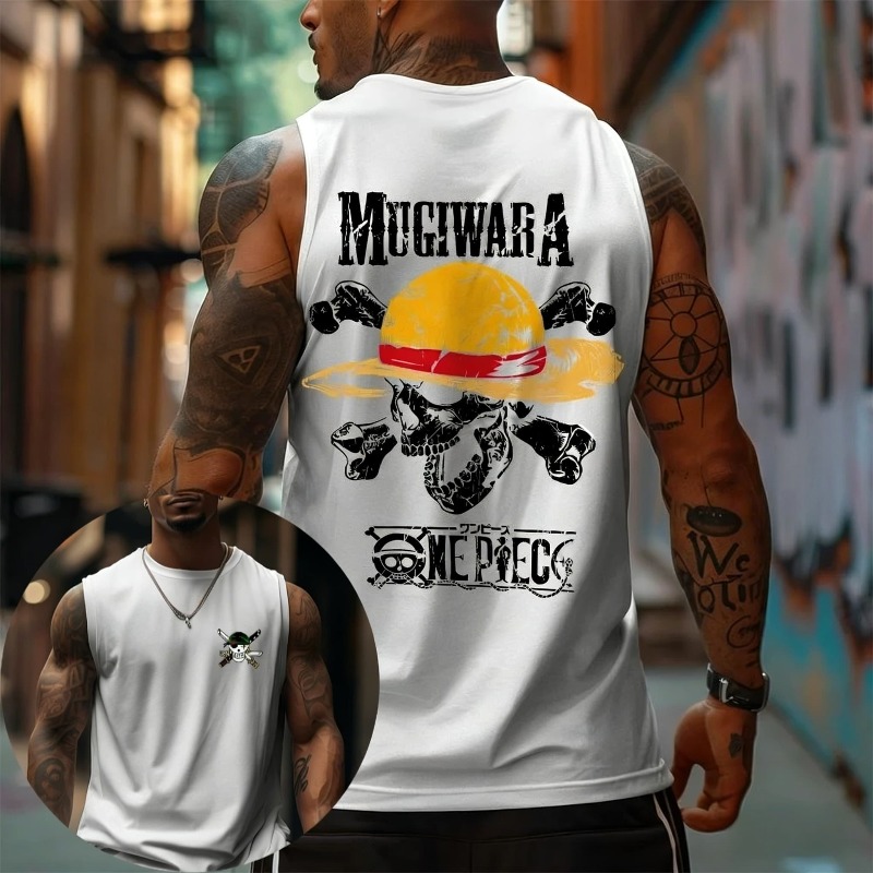 One Piece Mugiwara Straw Hat S - Tank Top Muscle recension och pris