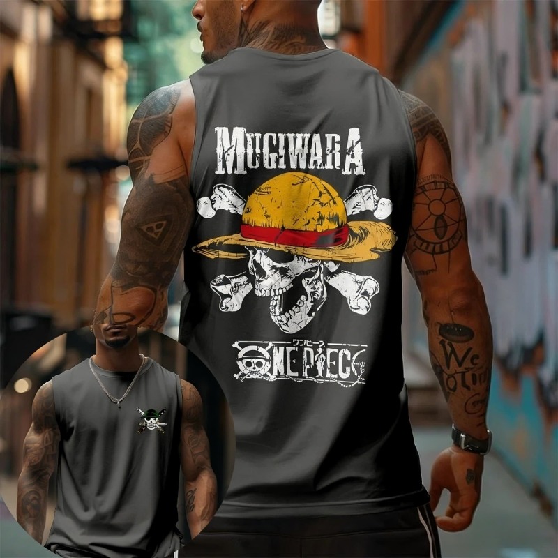 One Piece Mugiwara Straw Hat S - Tank Top Muscle recension och pris