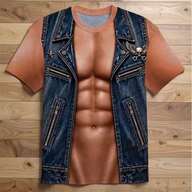 2026 Men's Creative Leather Ta - Tank Top Muscle recension och pris